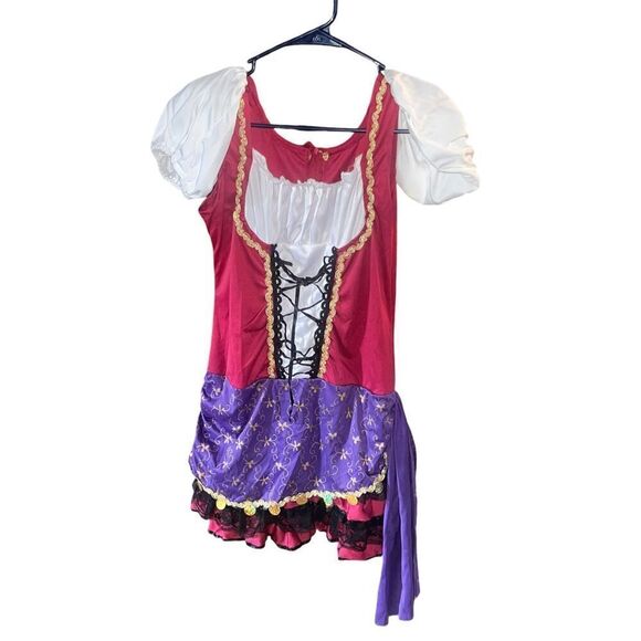 Leg avenue medium crystal ball fortune teller Halloween sexy costume dress only - Picture 2 of 5